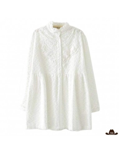 Blouse de Western Blanche Pour