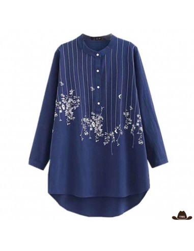 Blouse de Western Bleue Venez acheter