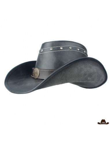 Chapeau en Cuir Cowboy Western les ctes