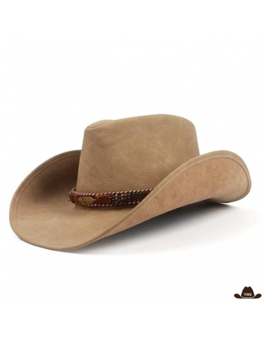 Chapeau de Cowboy Beige la chaussure