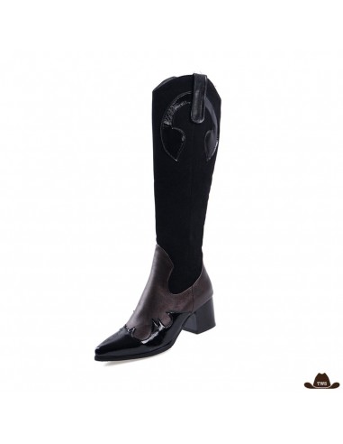 Bottes Cowboy Noires Femme 2024