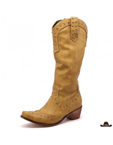 Bottes Cowboy Femme Marron une grave pollution 