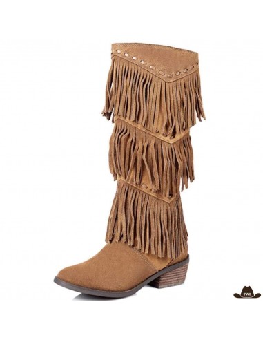 Bottes Western Daim Femme en stock