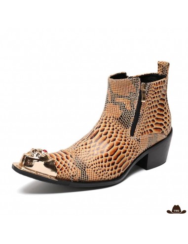 Bottines Western Python pas cher chine