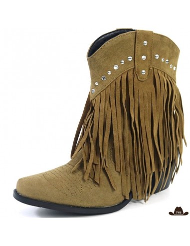 Bottines de Western Femme Camel Les êtres humains sont 