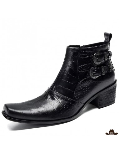 Bottines Western Cuir Homme pas cher chine