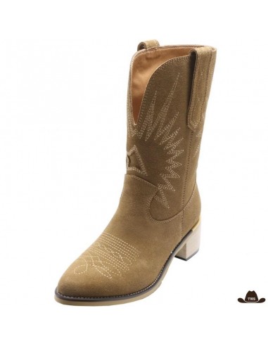 Bottes Western Daim s'inspire de l'anatomie humaine