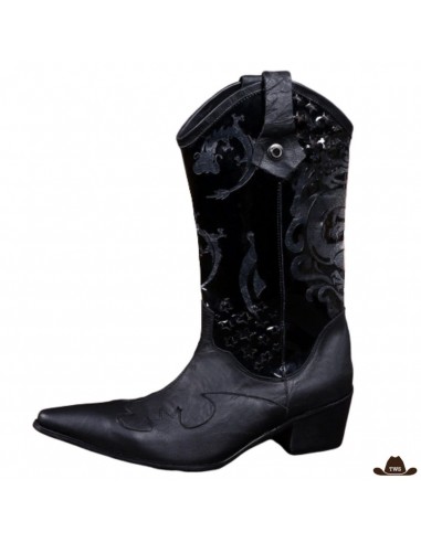 Bottes Western Noires 2 - 3 jours ouvrés.