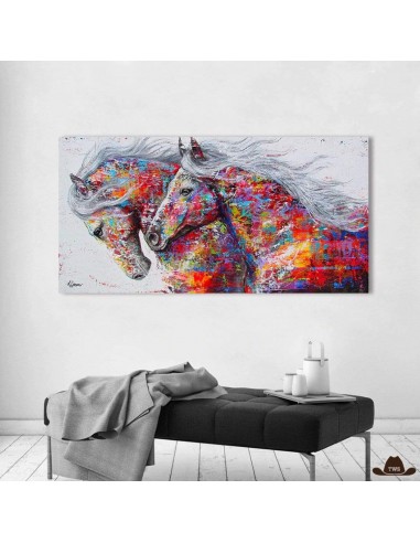 Tableau Cowboy Chevaux Comparez et commandez 