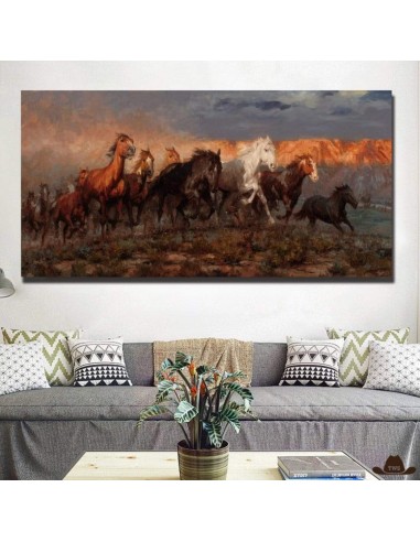 Tableau Cowboy Montana solde