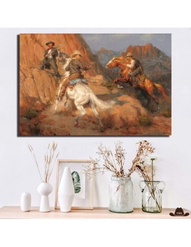 Tableau Peinture Canyon Western ou a consommer sur place