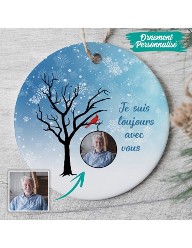 Je suis toujours avec vous - Papa, Maman - Ornement de Noël commémoratif personnalisé - 0056O040B Toutes les collections ici