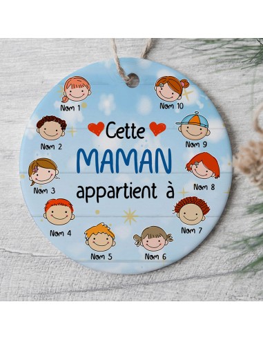 Ornement de Noël personnalisé - Maman - Cette Maman appartient à - 0080O040A est présent 