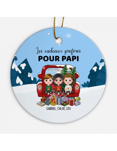 Les Cadeaux Préférés - Cadeau Personnalisé | Ornement Pour Papi Mamie Papa Maman du meilleur 