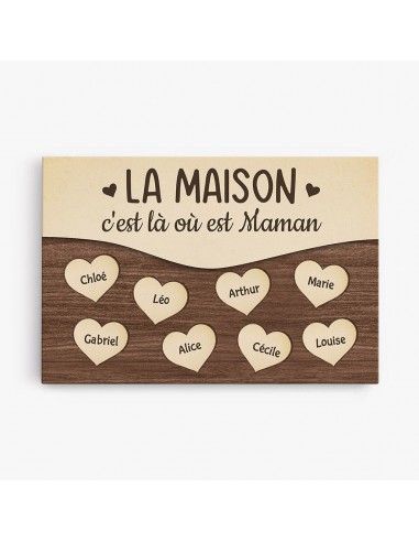 La Maison - Cadeau Personnalisé | Toile pour Maman Mamie Papa Papi sélection de produits