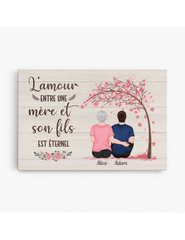 L'Amour Éternel - Cadeau Personnalisé | Toile pour Maman Mamie d'Europe débarque