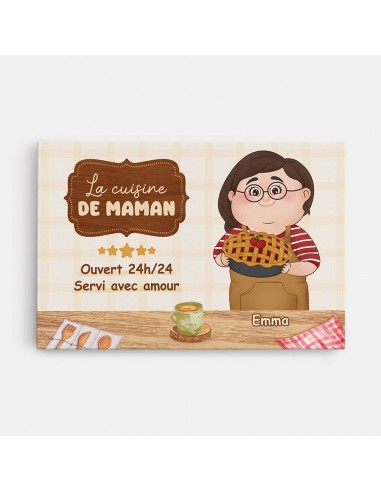 La Cuisine De Maman Ouvert Toujours - Cadeau Personnalisé | Toile Pour Femme pas cher chine