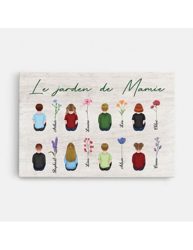 Le Jardin de Maman/Mamie - Cadeau Personnalisé | Toile Pour Amoureux des Animaux 2024