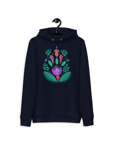 Balancing Flowers - Unisex Eco Hoodie une grave pollution 