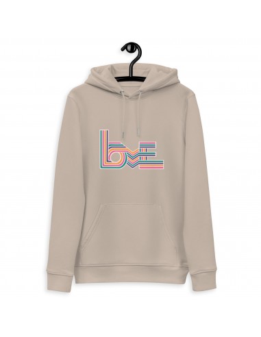 Love Stripes Bright - Unisex Eco Hoodie vente chaude votre 