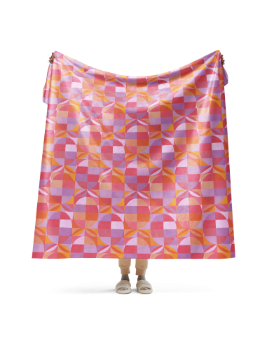 Geo Florals Pink - Sherpa blanket Voir les baskets