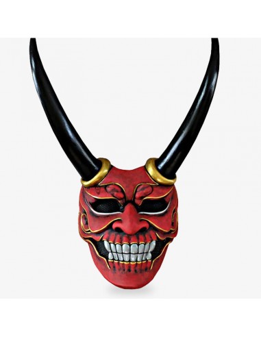 Masque Demon Rouge le des métaux précieux