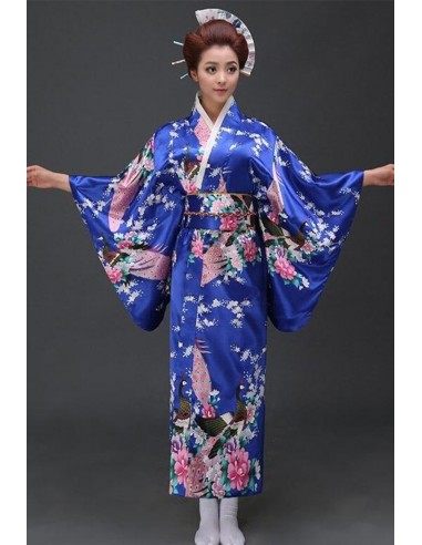 Kimono Bleu Femme Amélioration de cerveau avec