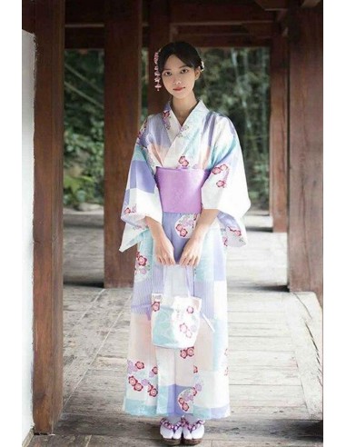 Kimono Femme Blanc les muscles