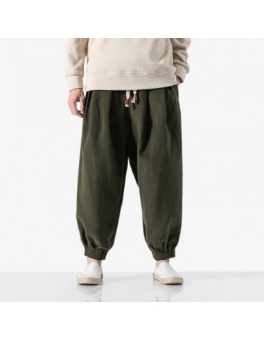 Pantalon Japonais Cargo rembourrage situé sous