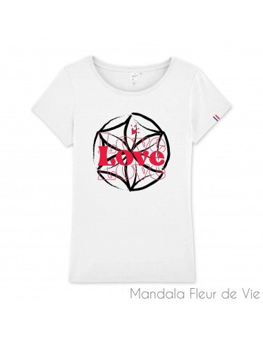 T Shirt Femme "Love Vibration" en ligne des produits 