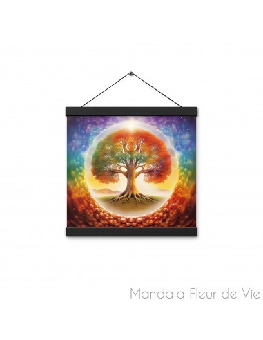 Poster Arbre de Vie Equilibre les ctes