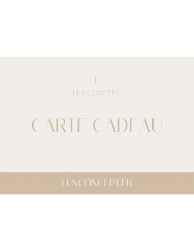 Carte-cadeau LEN CONCEPT. Fin de série