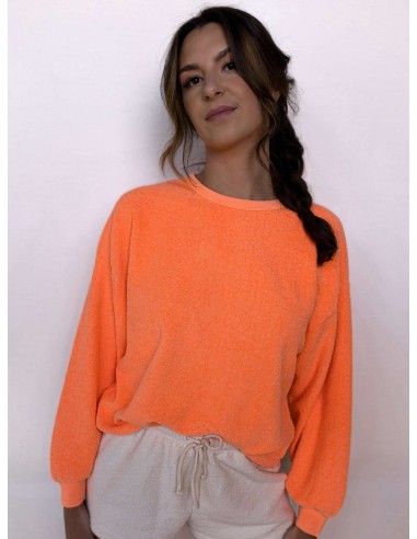 Sweat Bobypark Eponge Orange Fluo vous aussi creer 