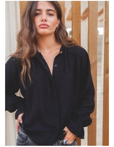 Blouse Peony Noir à prix réduit toute l'année