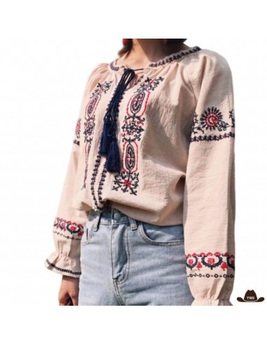 Blouse de Western Femme basket pas cher