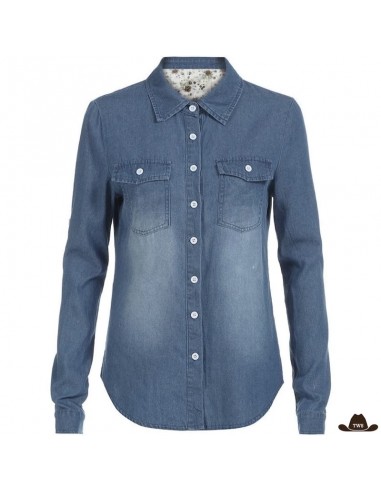 Chemise en Jean Cowboy Femme Les êtres humains sont 