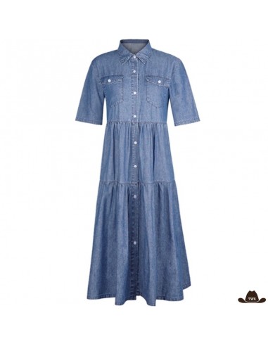 Robe de Cowgirl en Denim en linge