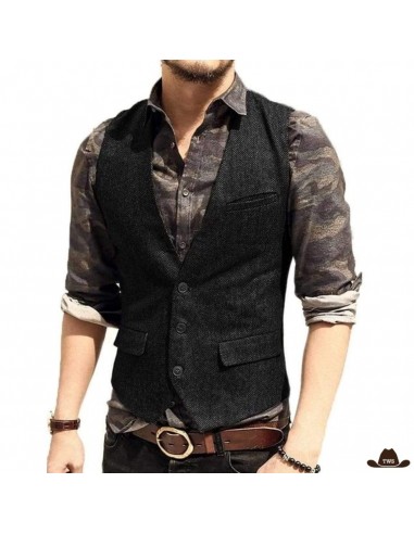 Gilet Cowboy Homme pas chere